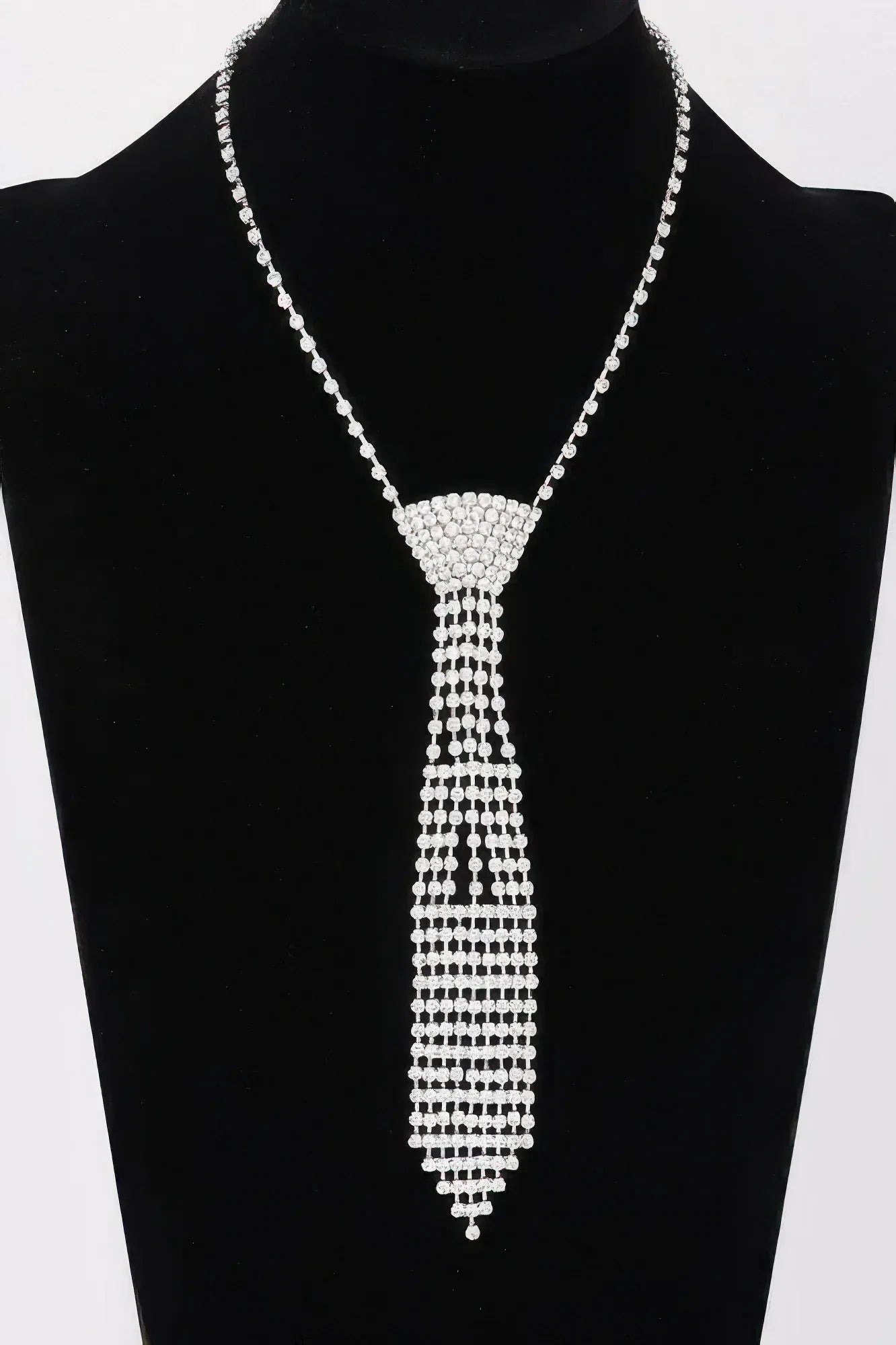 Rhinestone Necktie Necklace | Mixtshop LLC