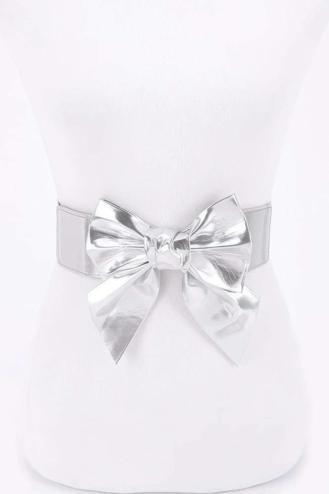 Faux Leather Ribbon Elastic Belt | Mixtshop LLC