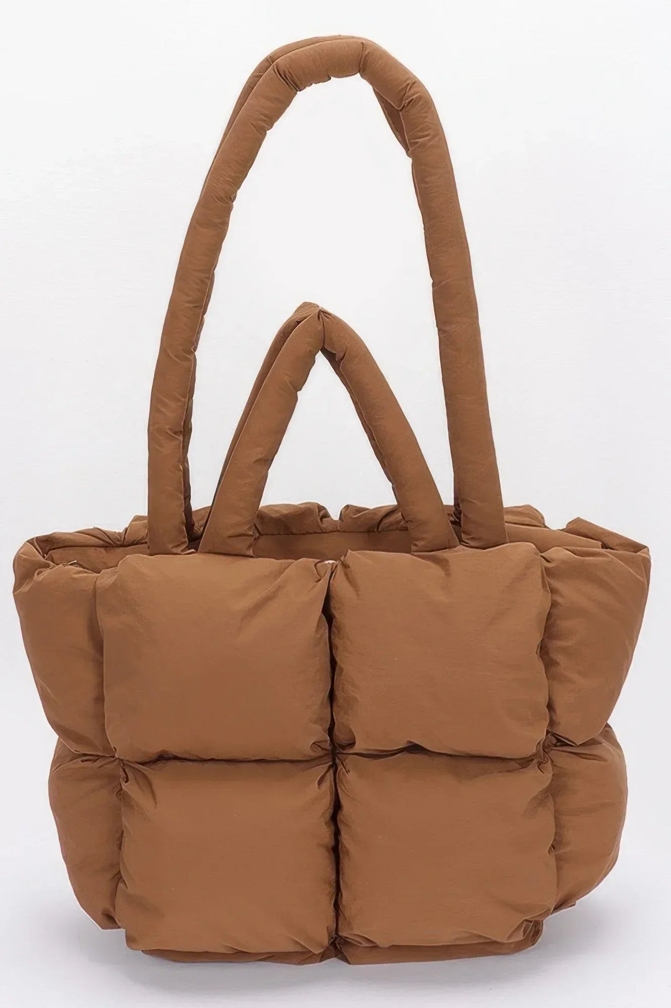Nylon Quilted Padded Tote Bag | Mixtshop LLC Main image