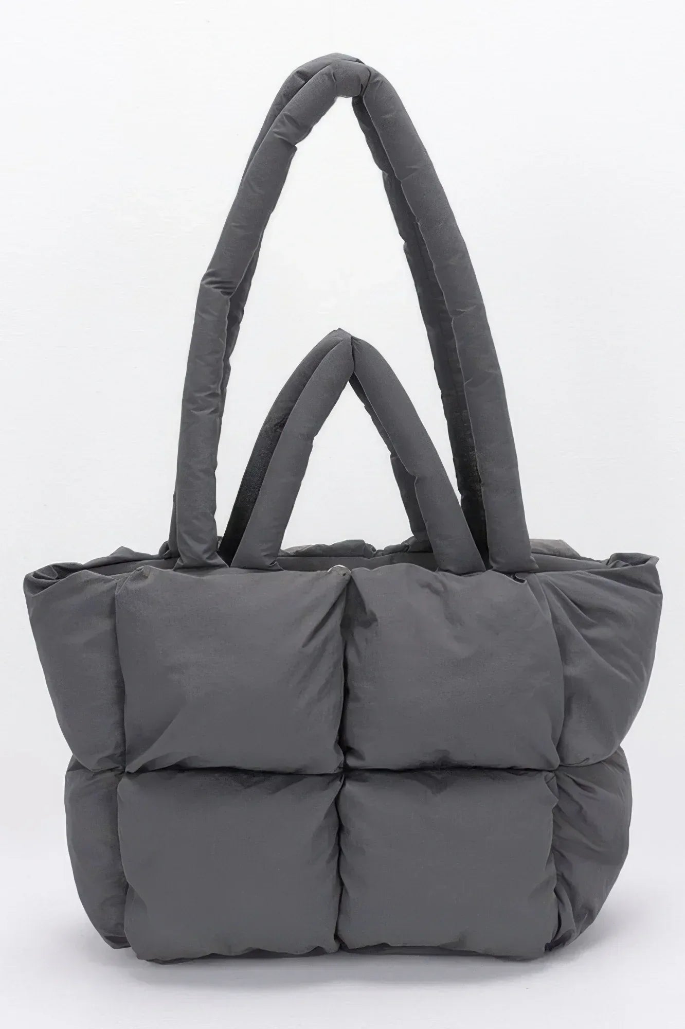Nylon Quilted Padded Tote Bag Secondary image