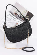 Faux Leather Braided Double Hobo Bag | Mixtshop LLC