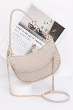 Faux Leather Braided Double Hobo Bag | Mixtshop LLC