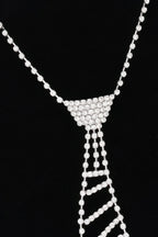 Rhinestone Necktie Necklace | Mixtshop LLC