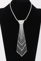 Rhinestone Necktie Necklace | Mixtshop LLC