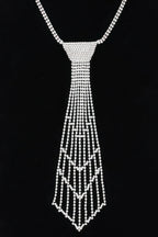 Rhinestone Necktie Necklace | Mixtshop LLC
