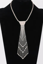 Rhinestone Necktie Necklace | Mixtshop LLC