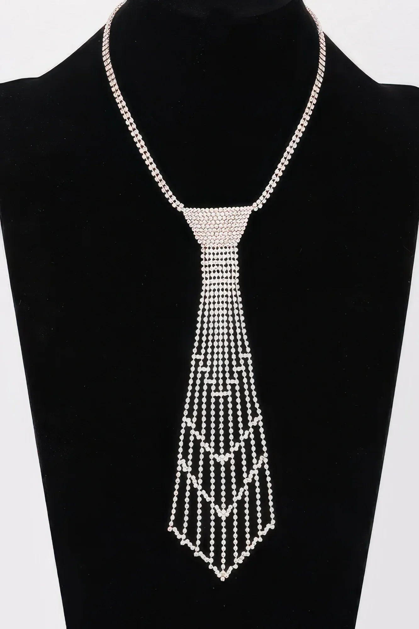 Rhinestone Necktie Necklace | Mixtshop LLC