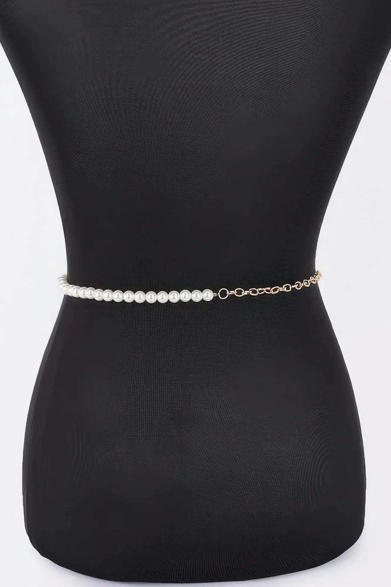 Layered Faux Pearl Flower Ribbon Belt | Mixtshop LLC