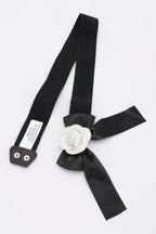 Flower Satin Ribbon Elastic Belt | Mixtshop LLC