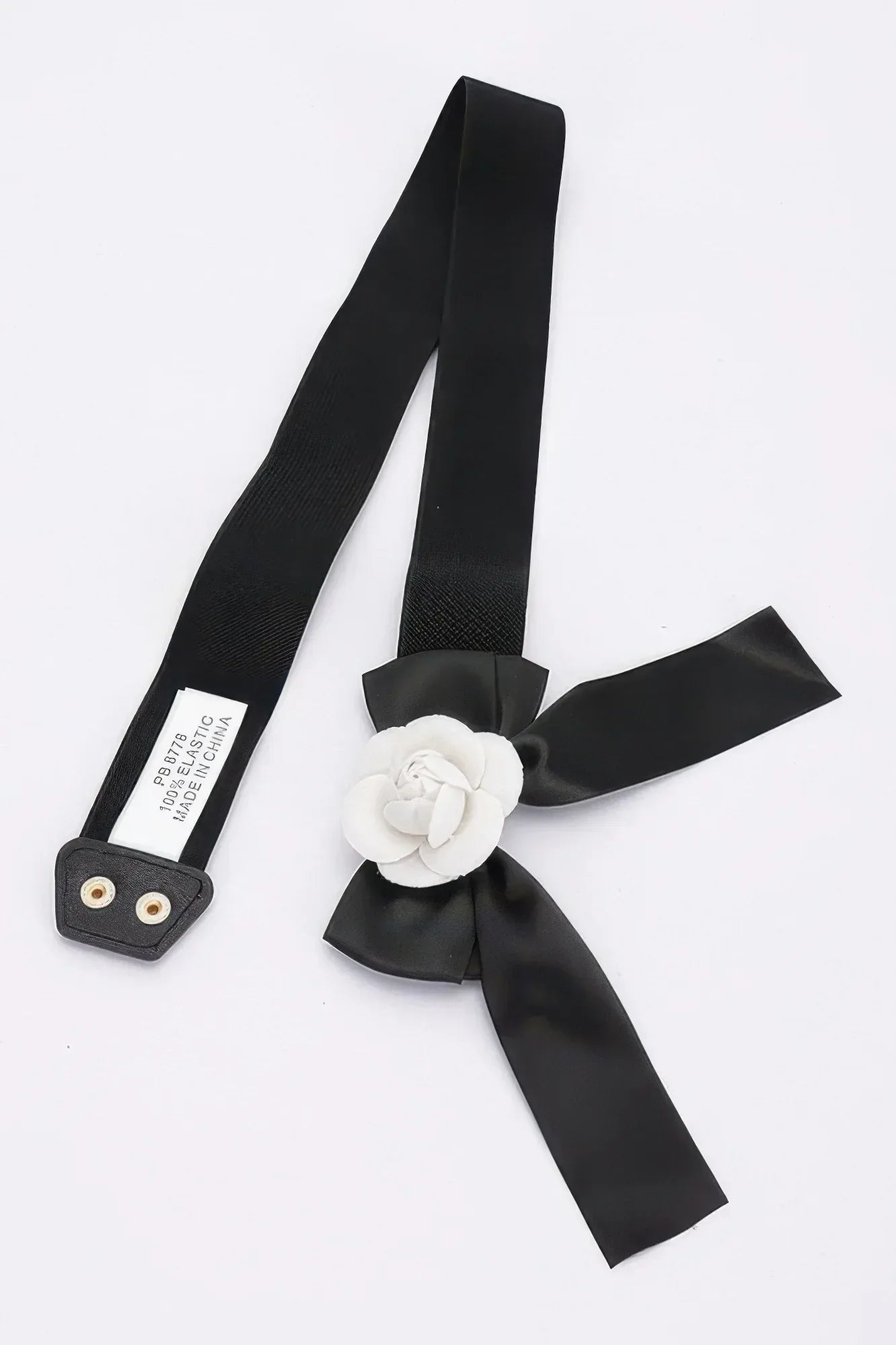 Flower Satin Ribbon Elastic Belt | Mixtshop LLC