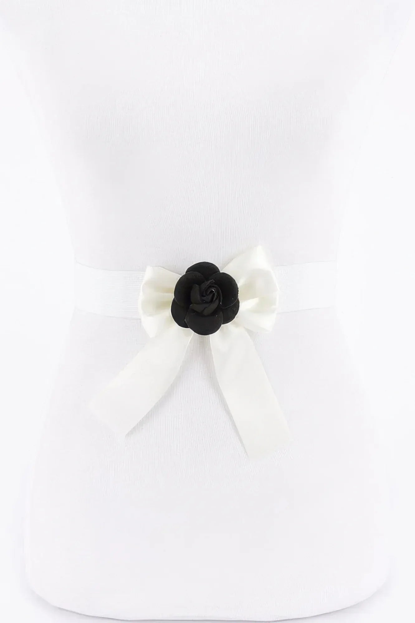 Flower Satin Ribbon Elastic Belt | Mixtshop LLC