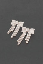 Rhinestone Ribbon Earrings | Mixtshop LLC