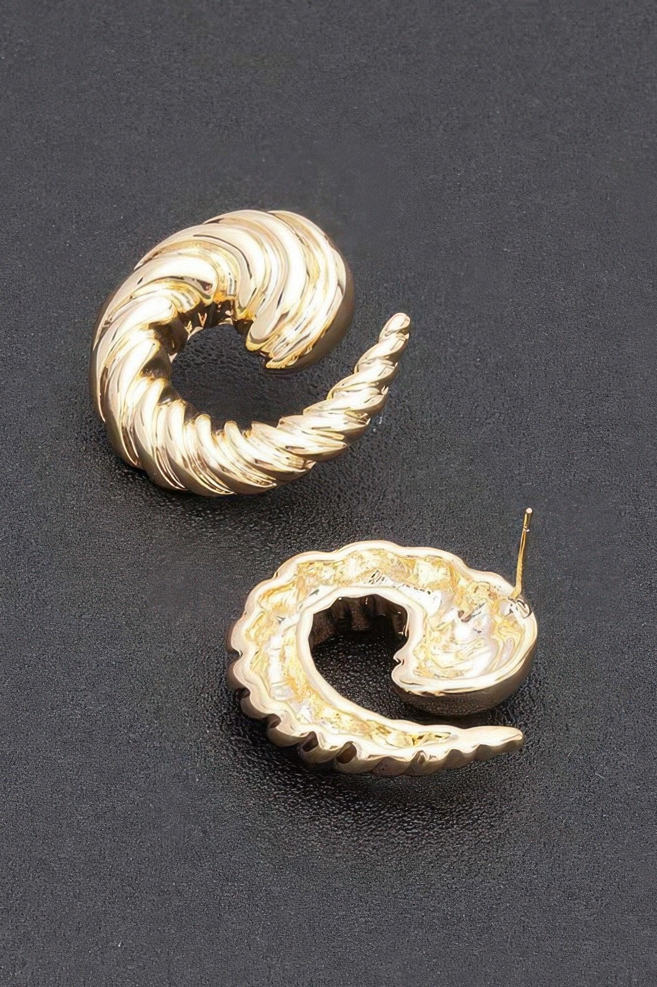 Metal Vintage Stud Earrings | Mixtshop LLC