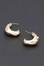 Metal Vintage Hoop Earrings | Mixtshop LLC
