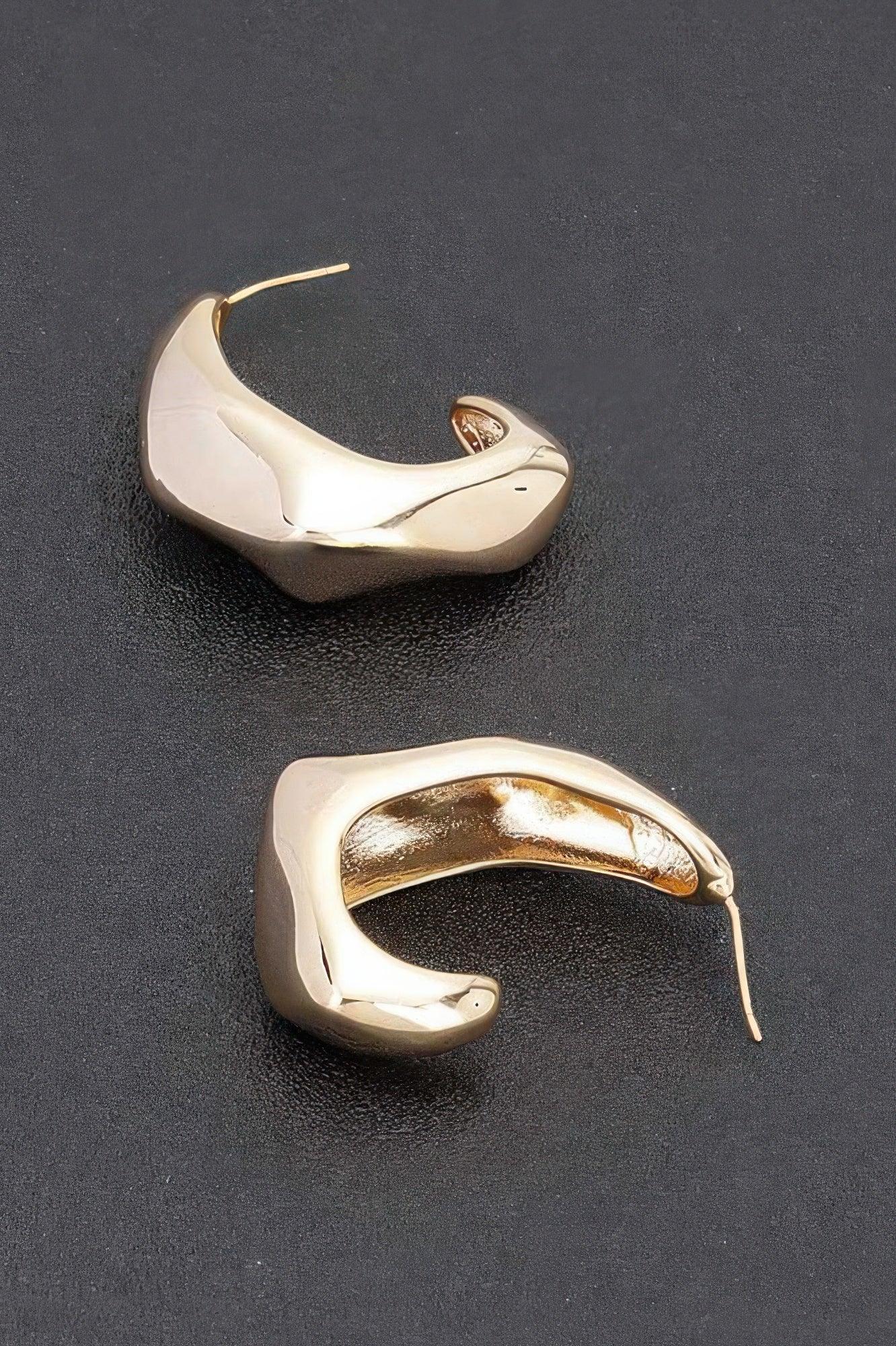 Metal Vintage Hoop Earrings | Mixtshop LLC