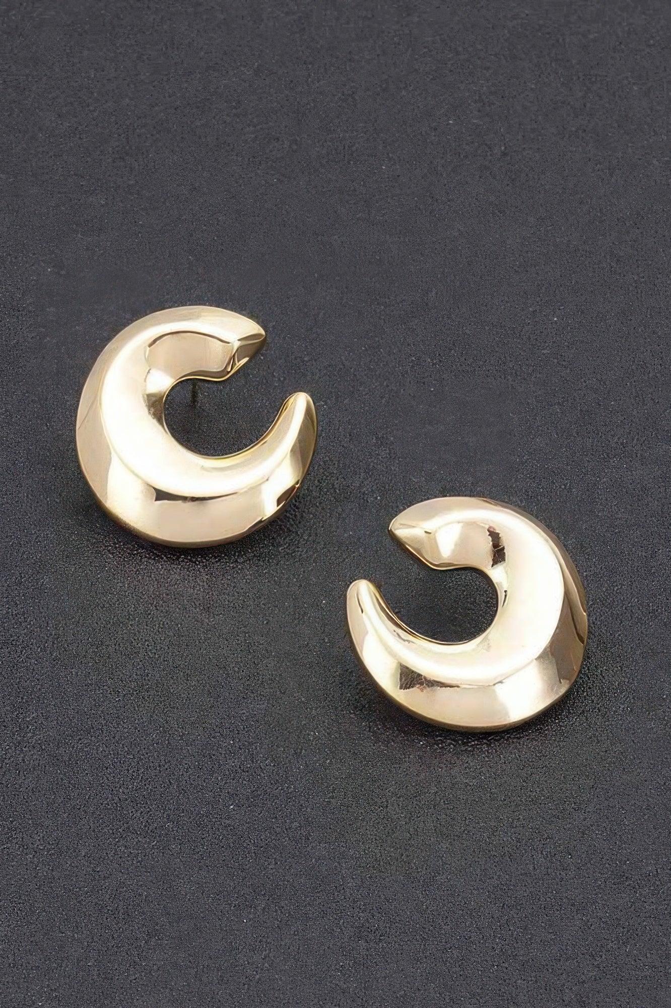 Metal Vintage Stud Earrings | Mixtshop LLC