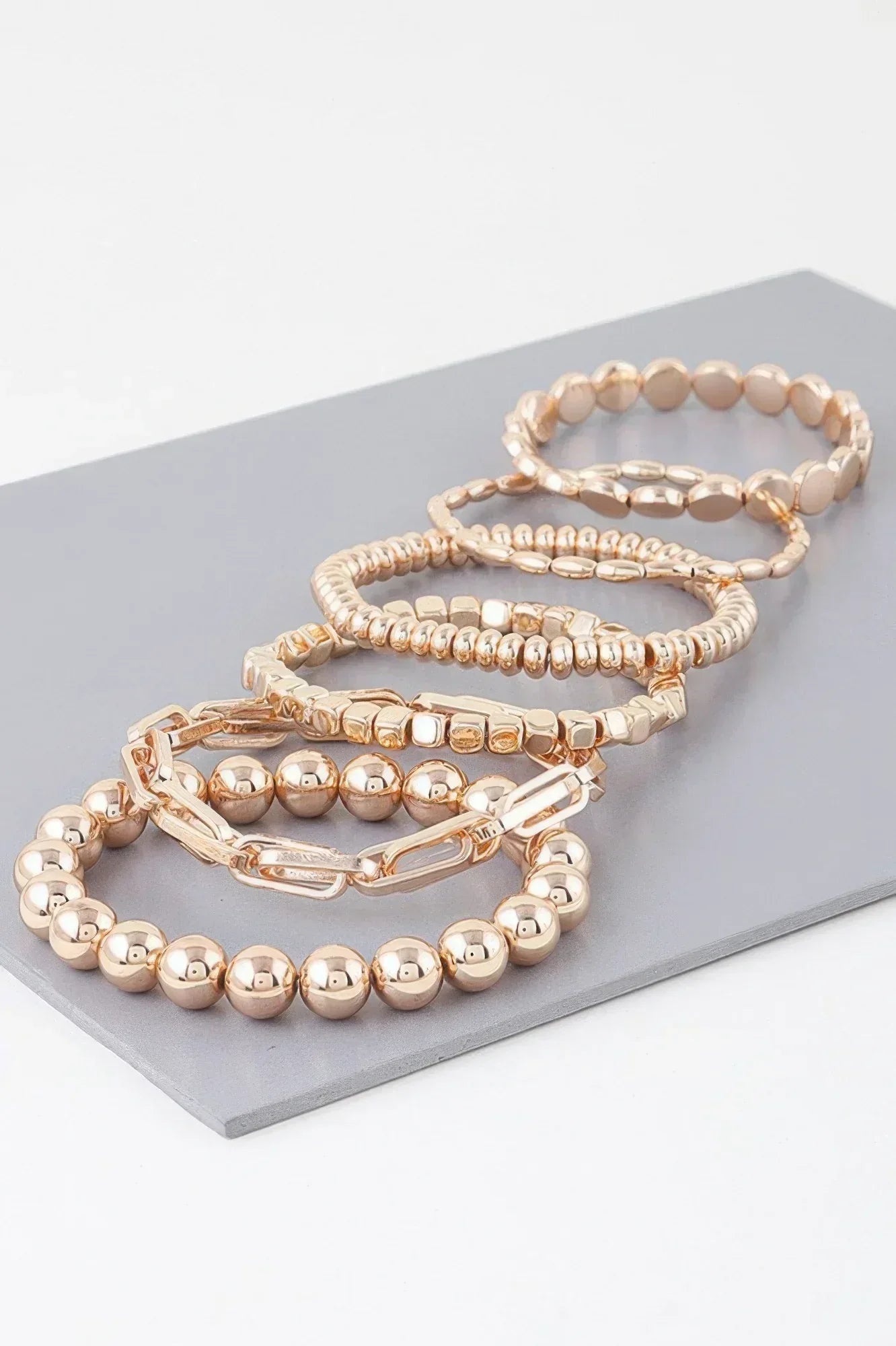 Multi Bead N Chain Bracelet Secondary image