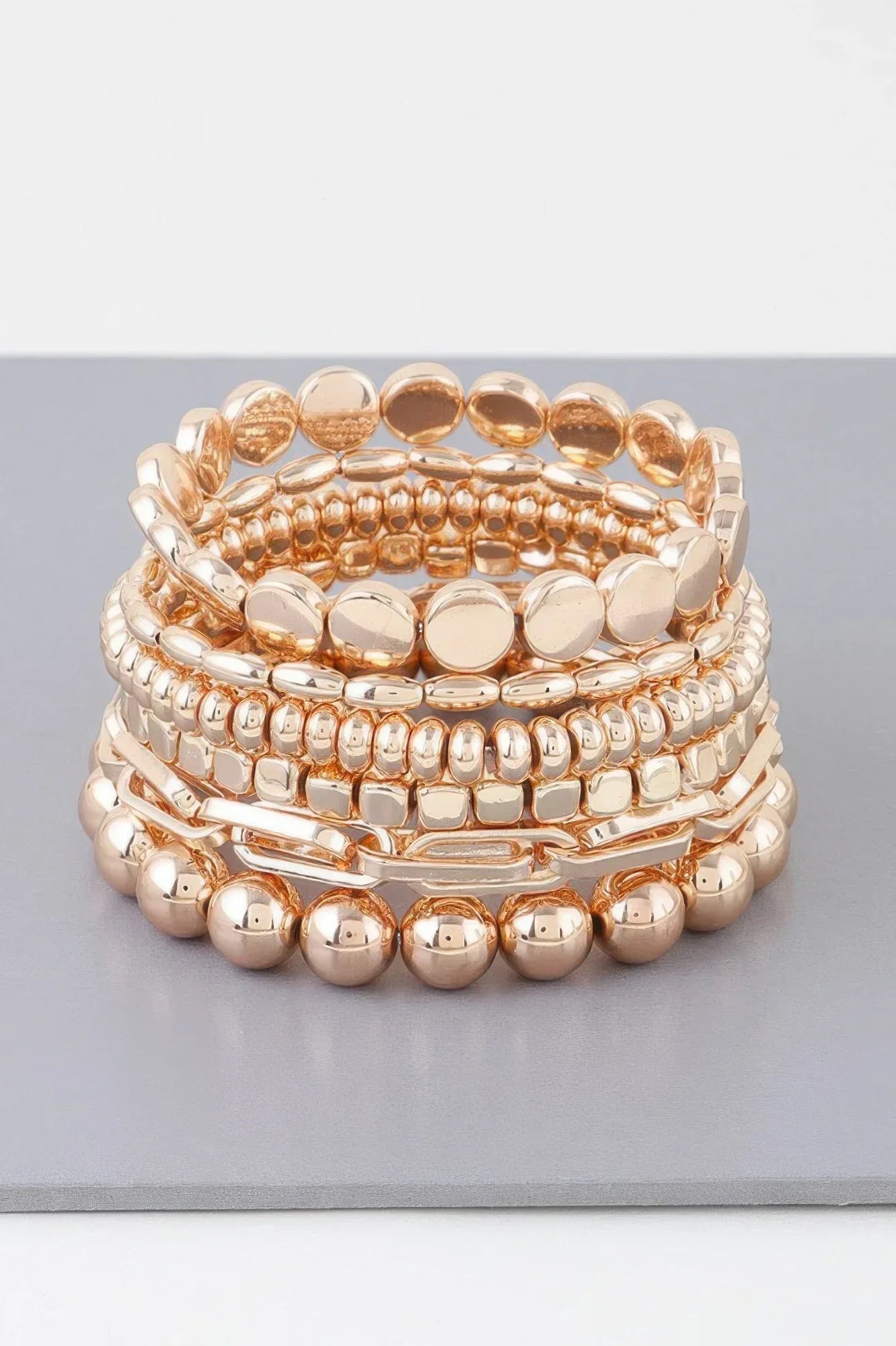 Multi Bead N Chain Bracelet | Mixtshop LLC