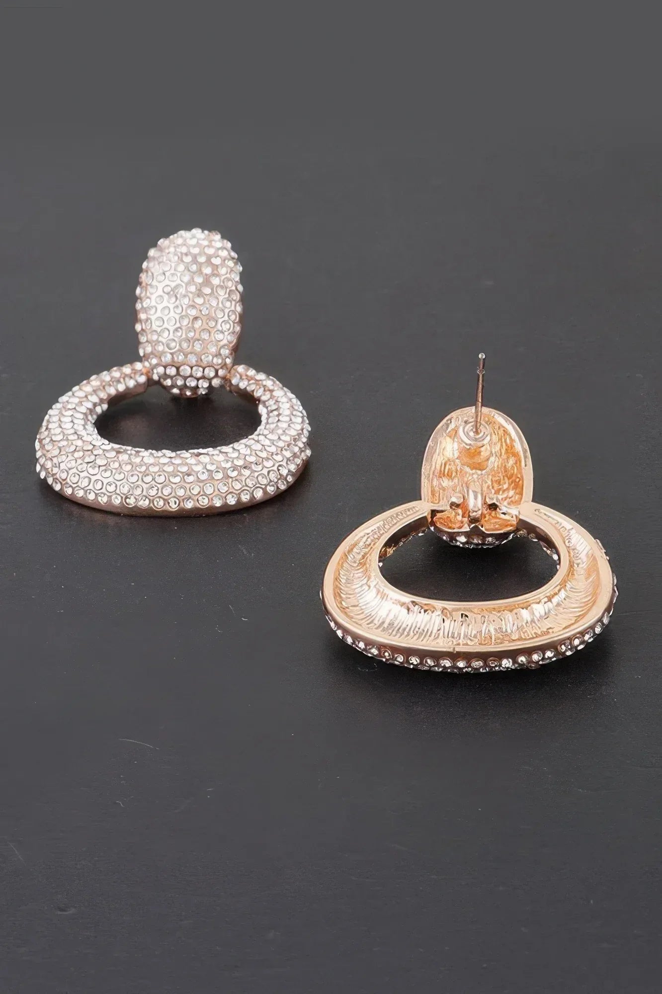 Bejeweled Hoop Drop Earrings | Mixtshop LLC