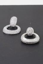 Bejeweled Hoop Drop Earrings | Mixtshop LLC