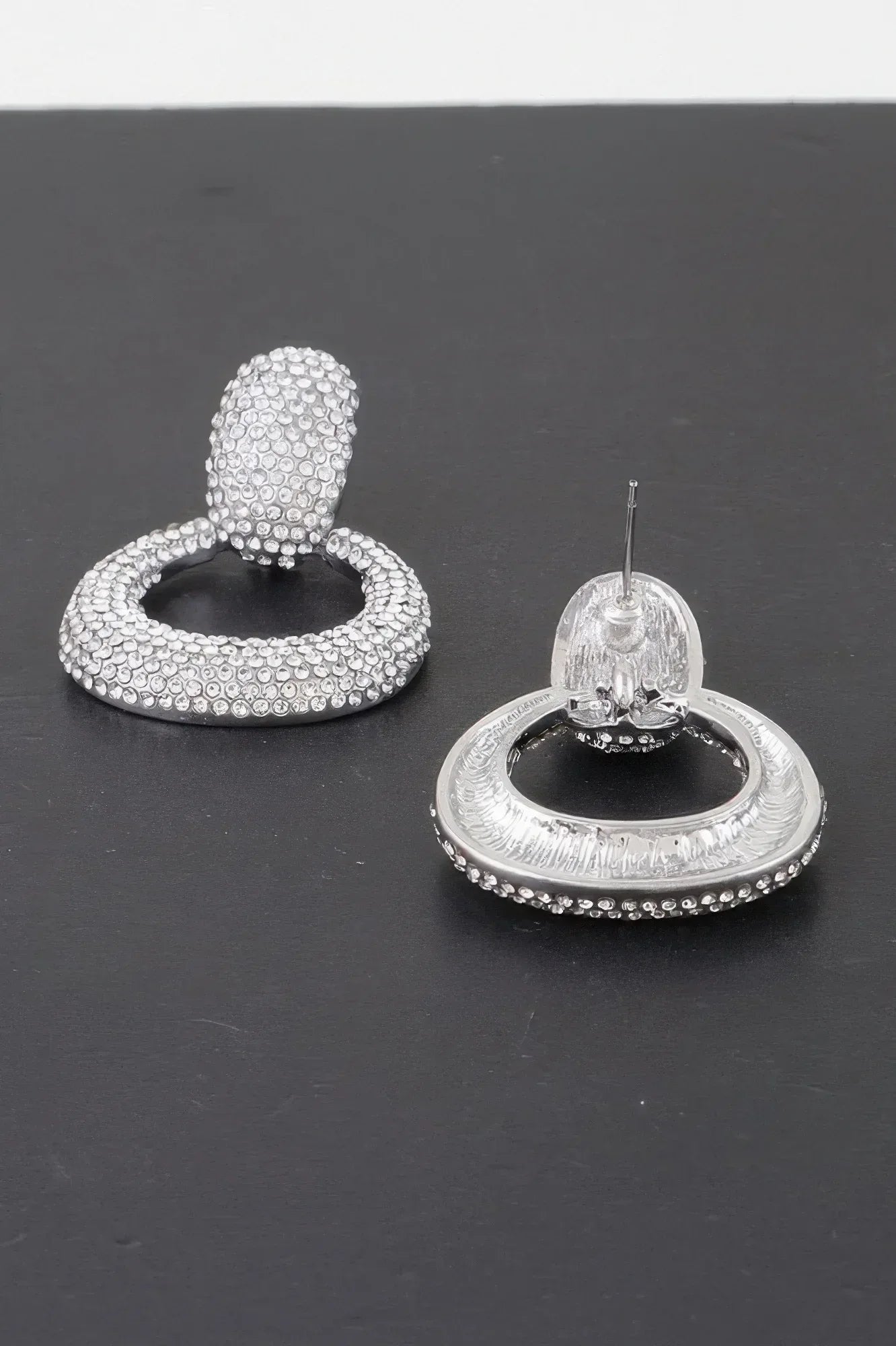 Bejeweled Hoop Drop Earrings | Mixtshop LLC