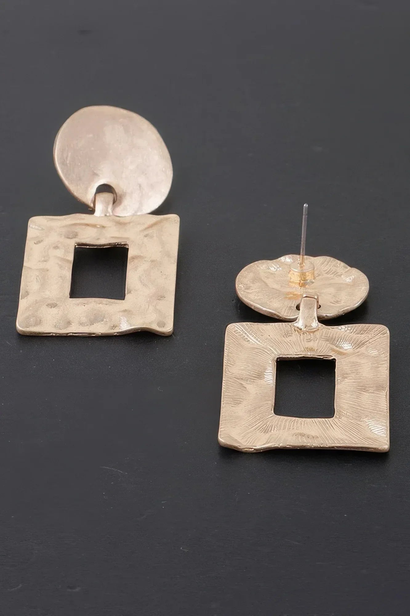 Ripple Box Frame Earrings Secondary image