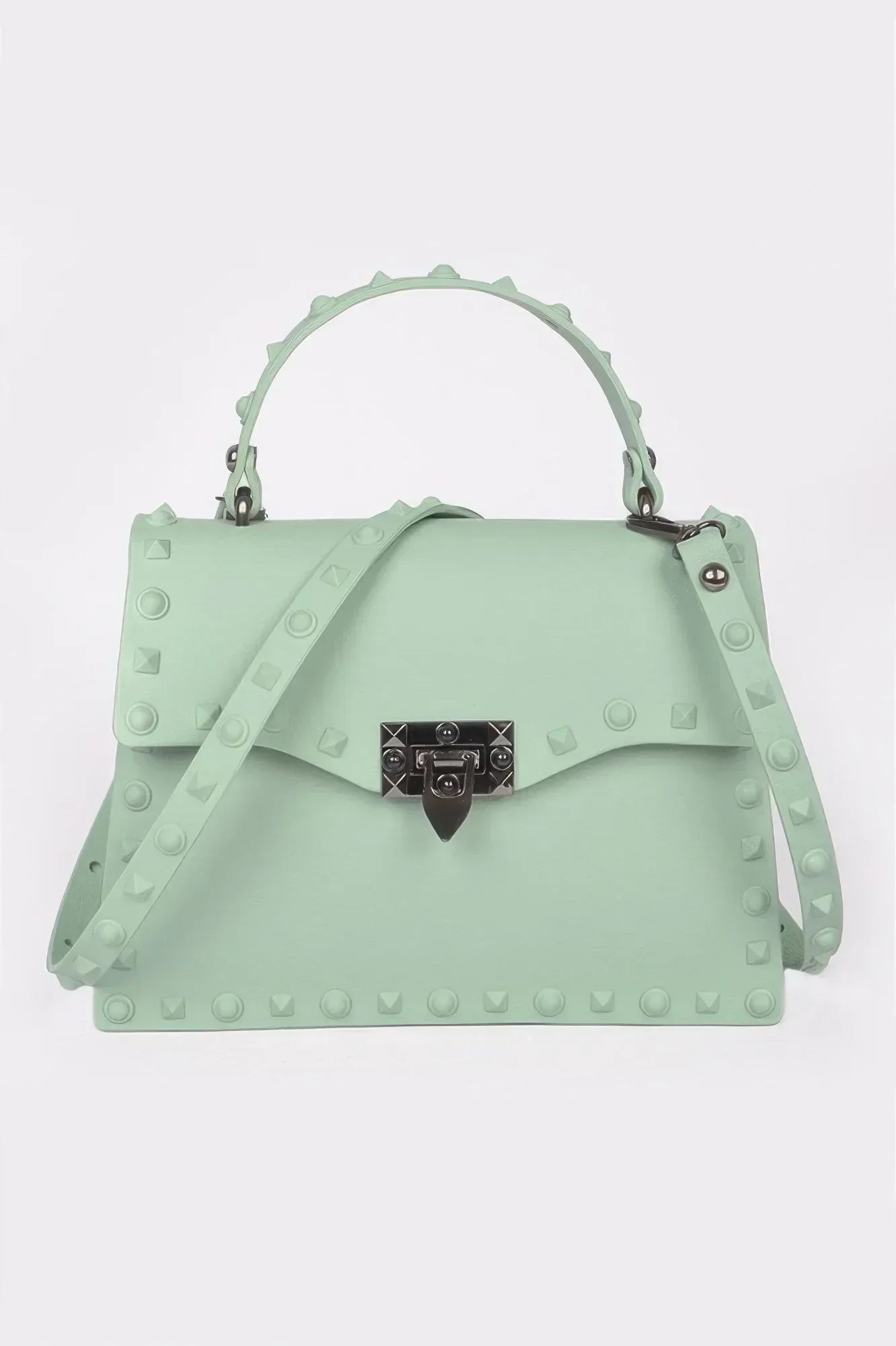 Monotone Studded Clutch | Mixtshop LLC