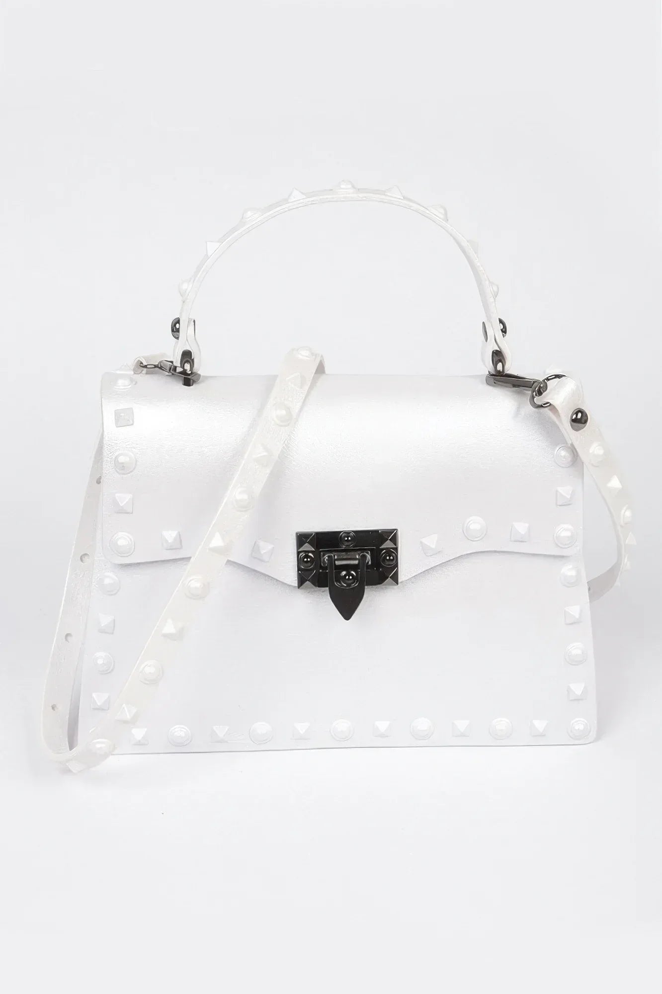 Monotone Studded Clutch | Mixtshop LLC