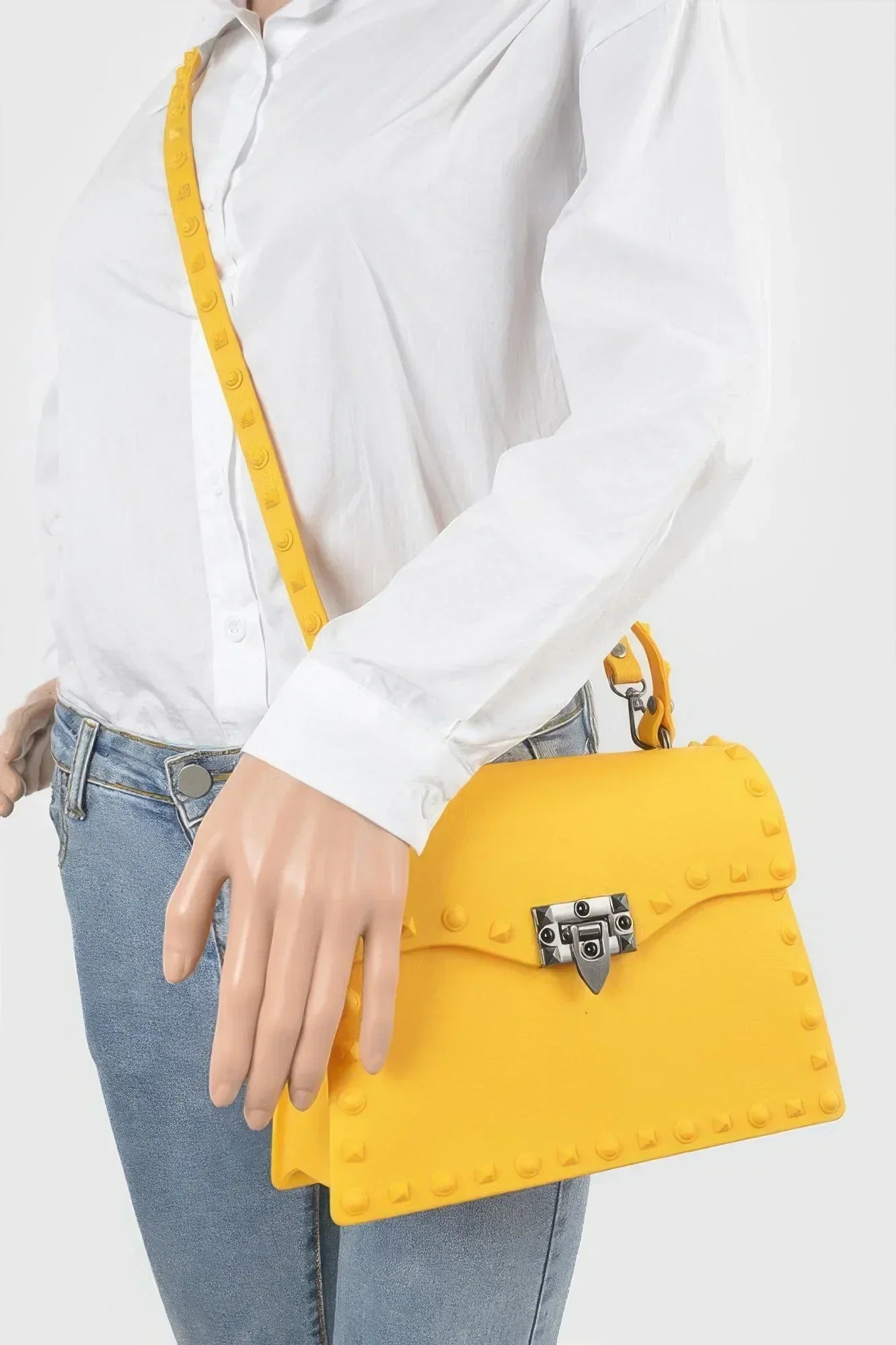 Monotone Studded Clutch | Mixtshop LLC