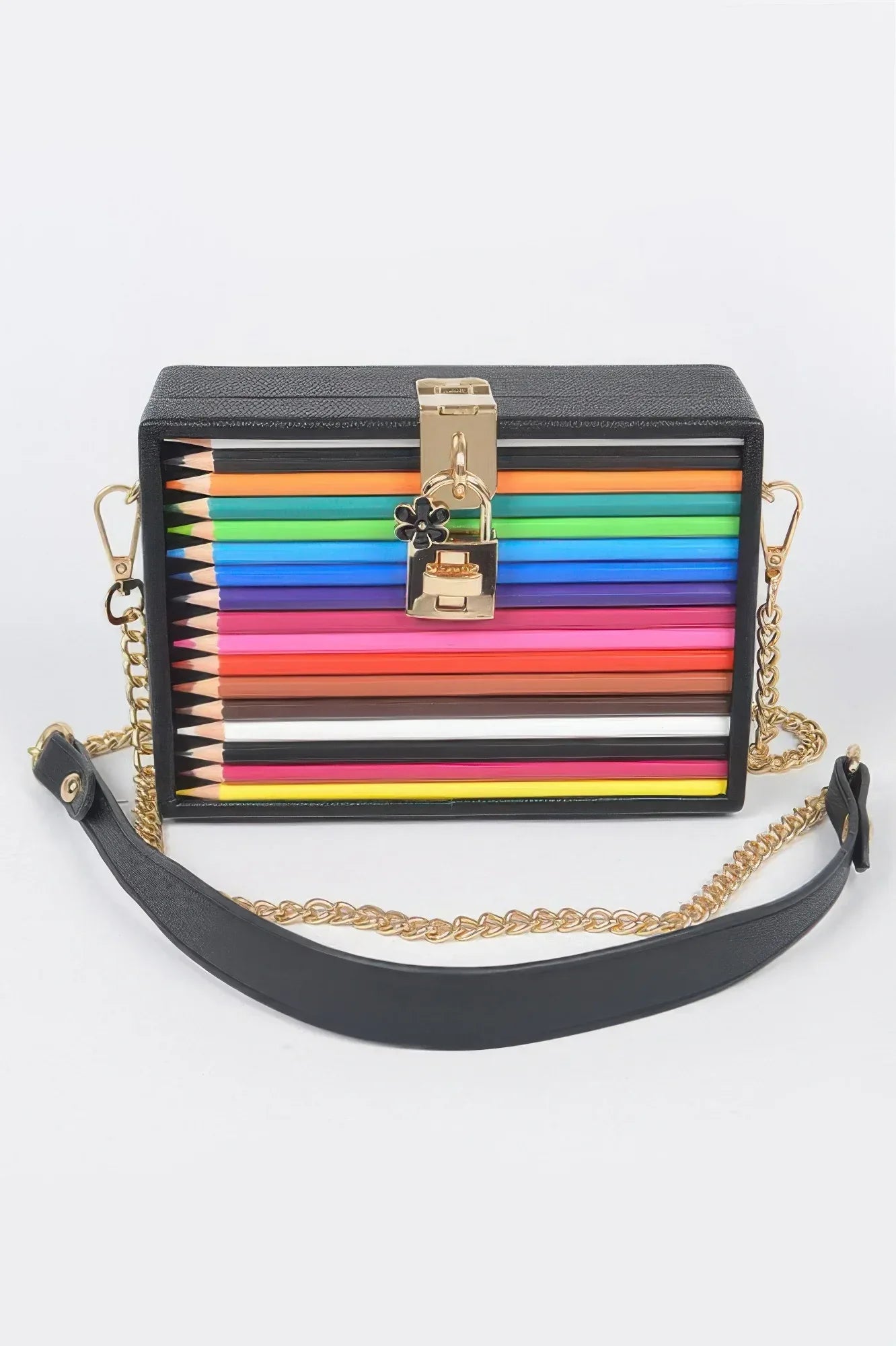Pencil Case With Key And Lock Clutch | Mixtshop LLC Main image
