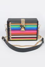 Pencil Case With Key And Lock Clutch | Mixtshop LLC
