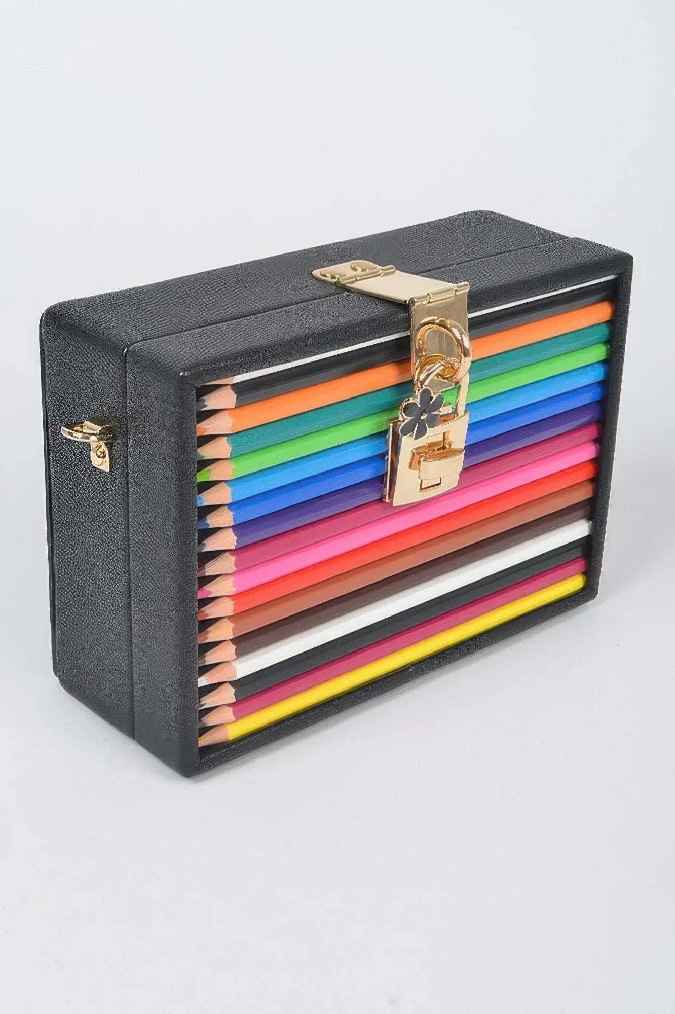 Pencil Case With Key And Lock Clutch | Mixtshop LLC