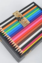 Pencil Case With Key And Lock Clutch | Mixtshop LLC