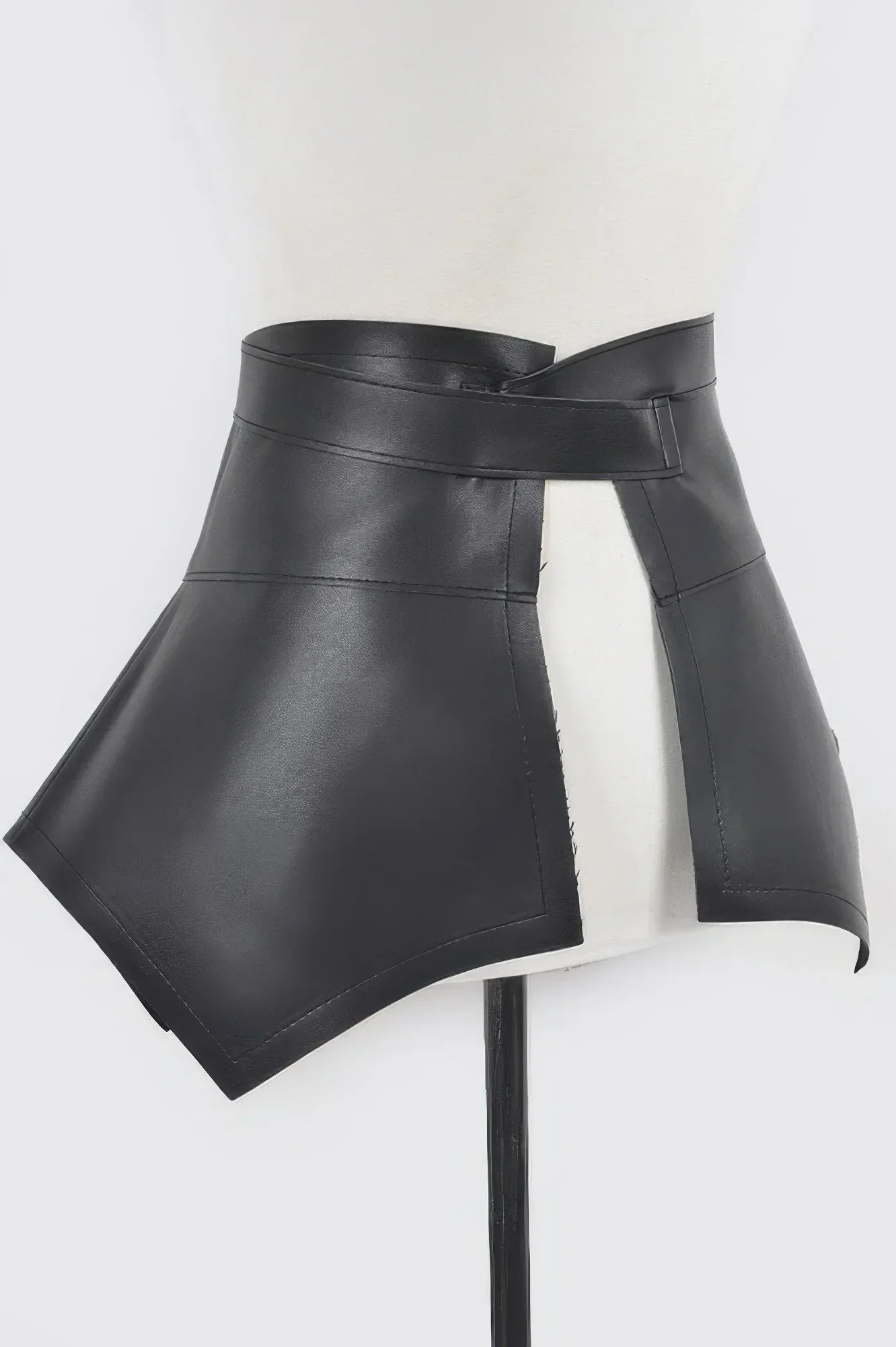 Faux Leather Skirt Belt Secondary image