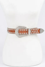 Multi Metal Stone Studded Belt | Mixtshop LLC