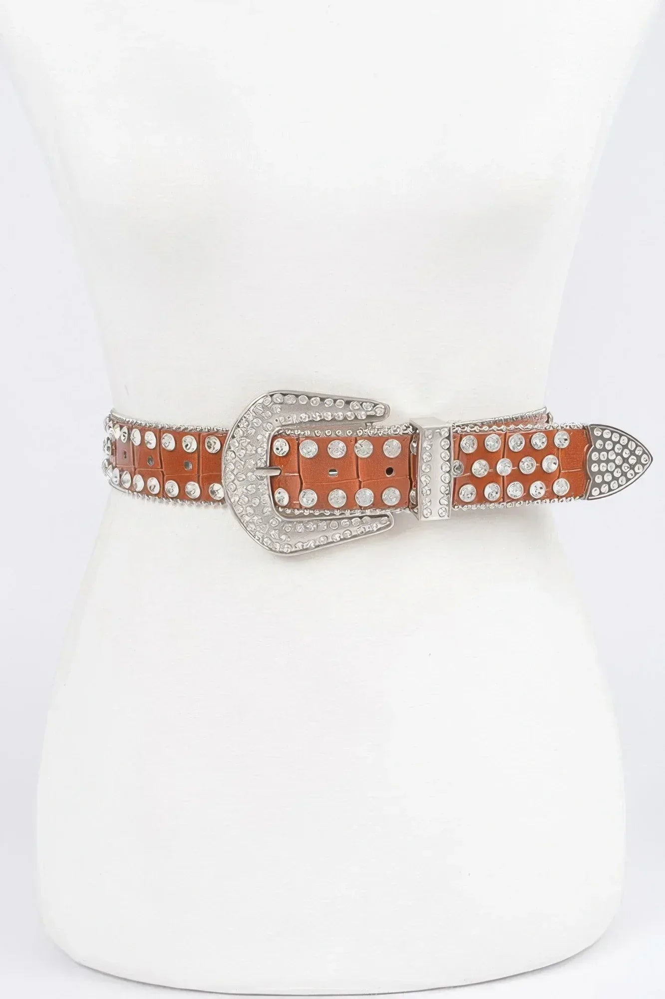 Multi Metal Stone Studded Belt | Mixtshop LLC