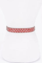 Multi Metal Stone Studded Belt | Mixtshop LLC