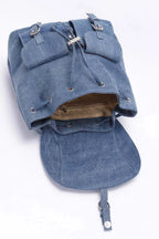 Denim Double Pocket Front Backpack | Mixtshop LLC