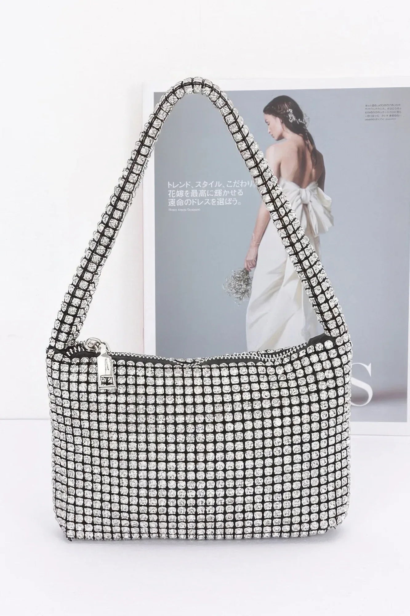Oversized Stone Small Hobo Bag | Mixtshop LLC Main image