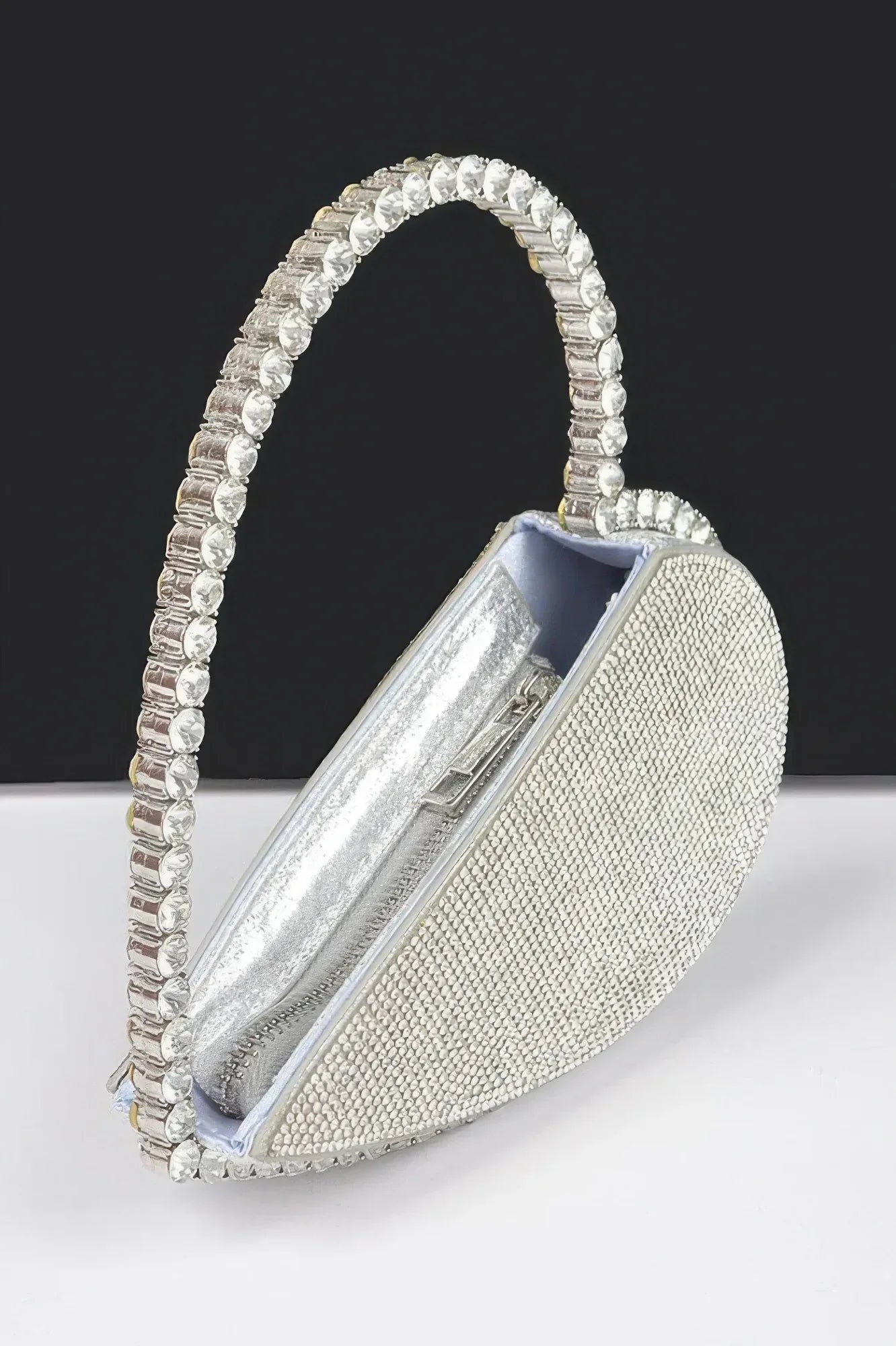 Heart Shape Rhinestone Bag | Mixtshop LLC