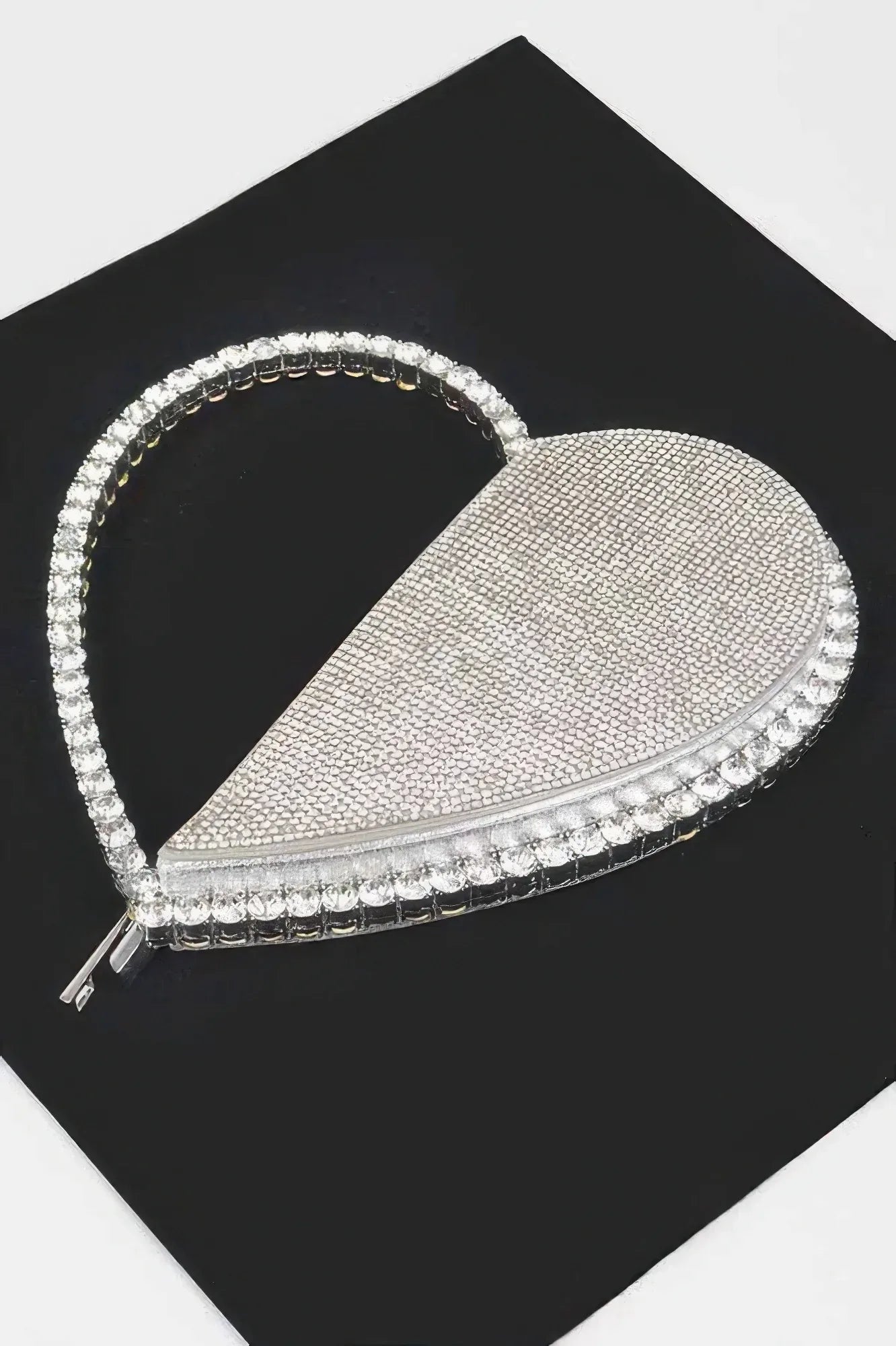 Heart Shape Rhinestone Bag | Mixtshop LLC