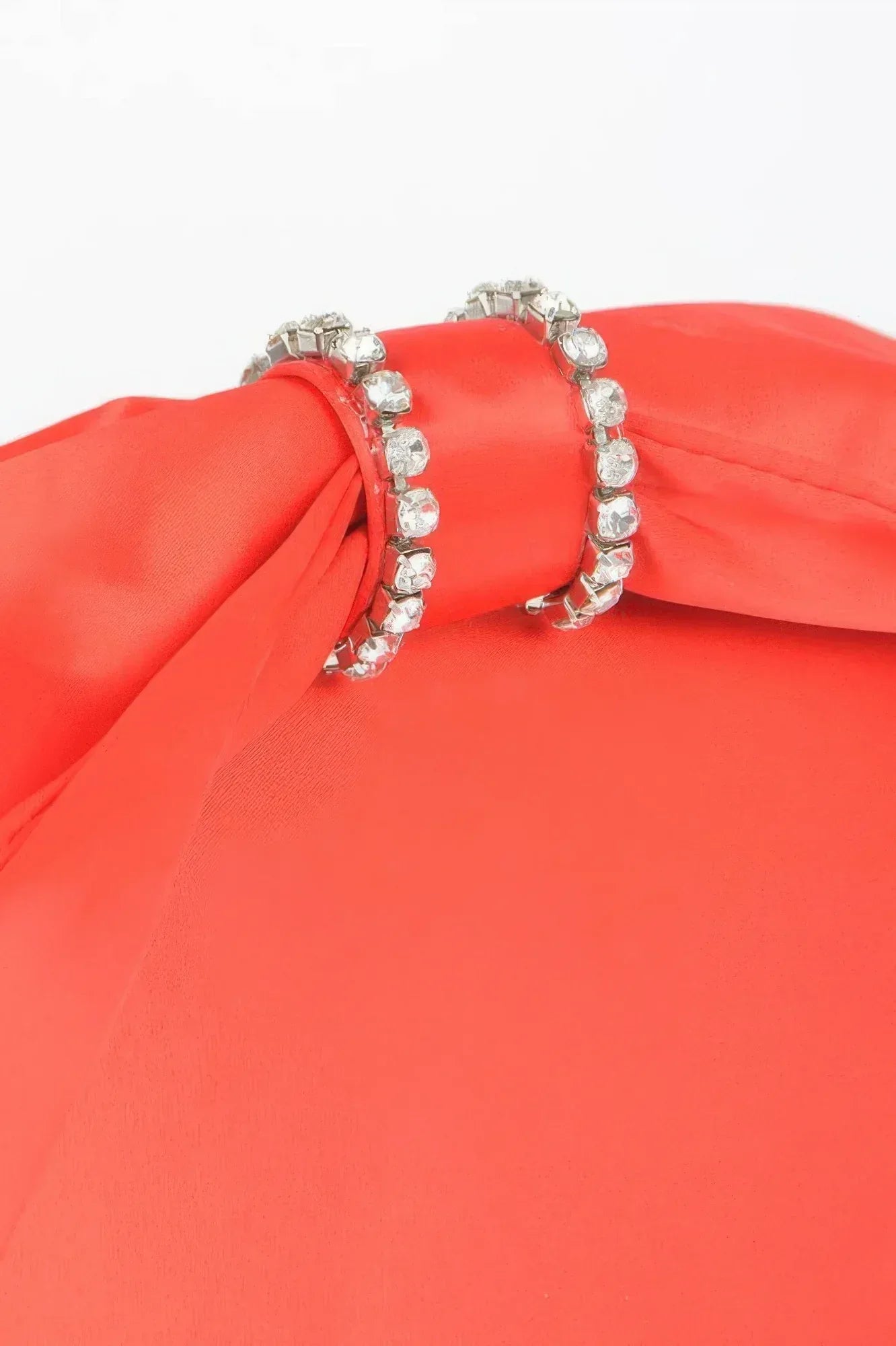 Oversized Bow Handle Satin Crossbody Bag | Mixtshop LLC