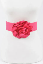 Delicate Beautiful Flower Plus Size Elastic Belt | Mixtshop LLC