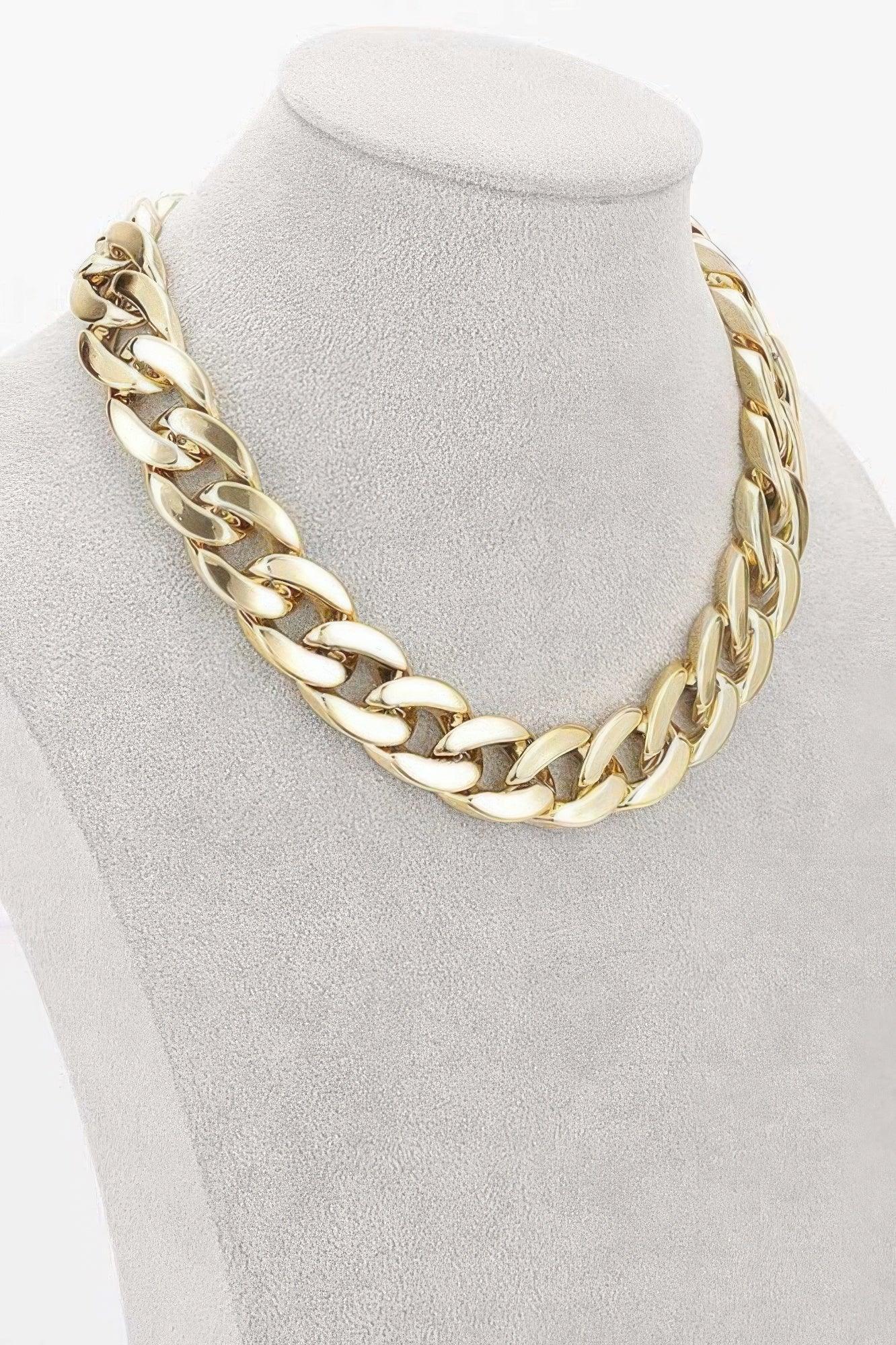 Oversized Ccb Chain Necklace | Mixtshop LLC