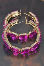 Stone Hoop Earring | Mixtshop LLC