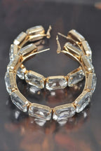 Stone Hoop Earring | Mixtshop LLC