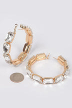 Stone Hoop Earring | Mixtshop LLC