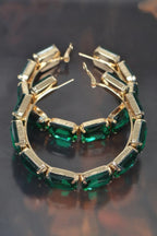 Stone Hoop Earring | Mixtshop LLC