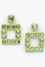 Rhinestone Square Earring | Mixtshop LLC
