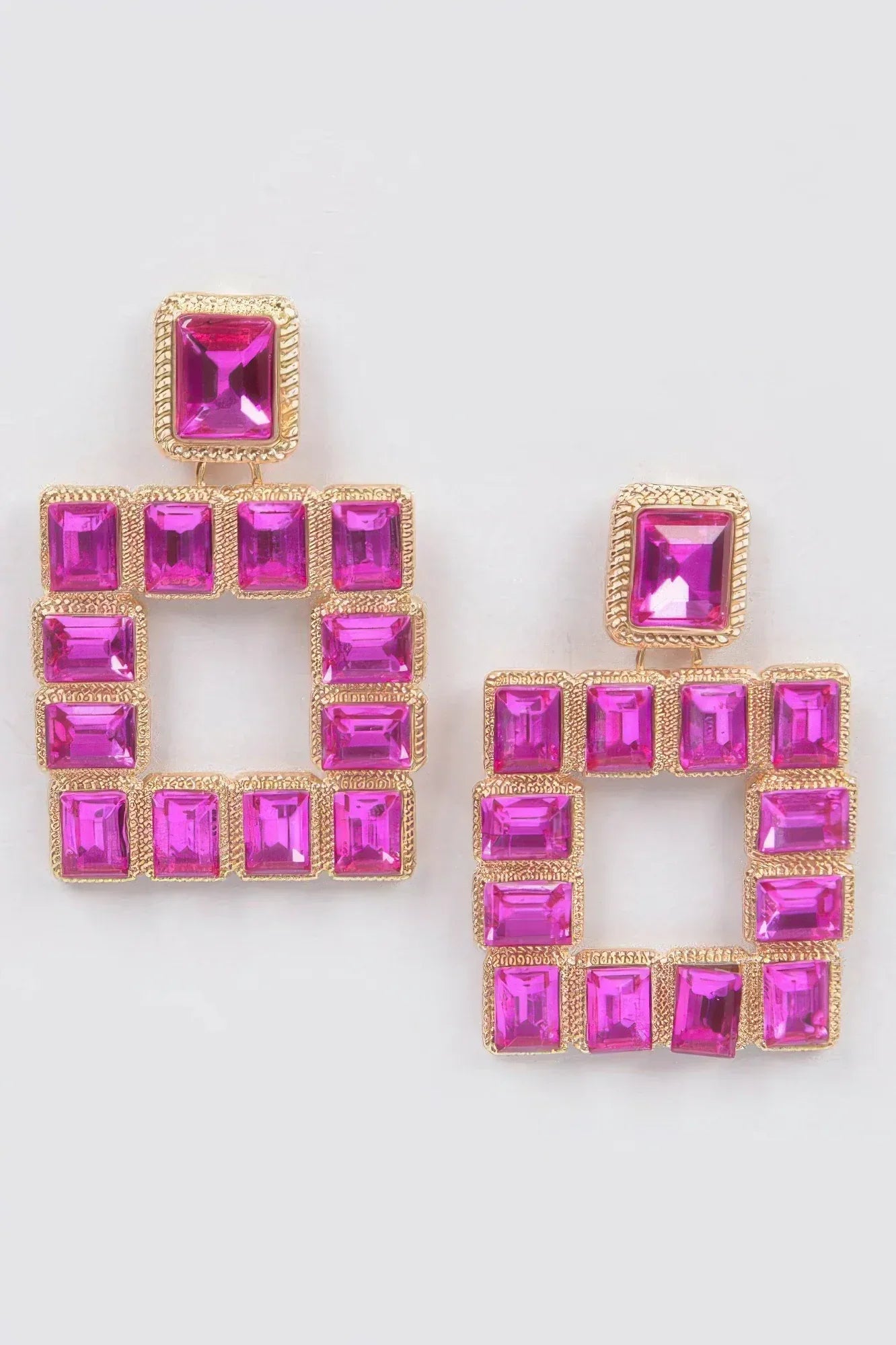 Rhinestone Square Earring | Mixtshop LLC